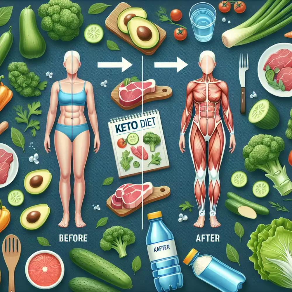 keto dieta před a po