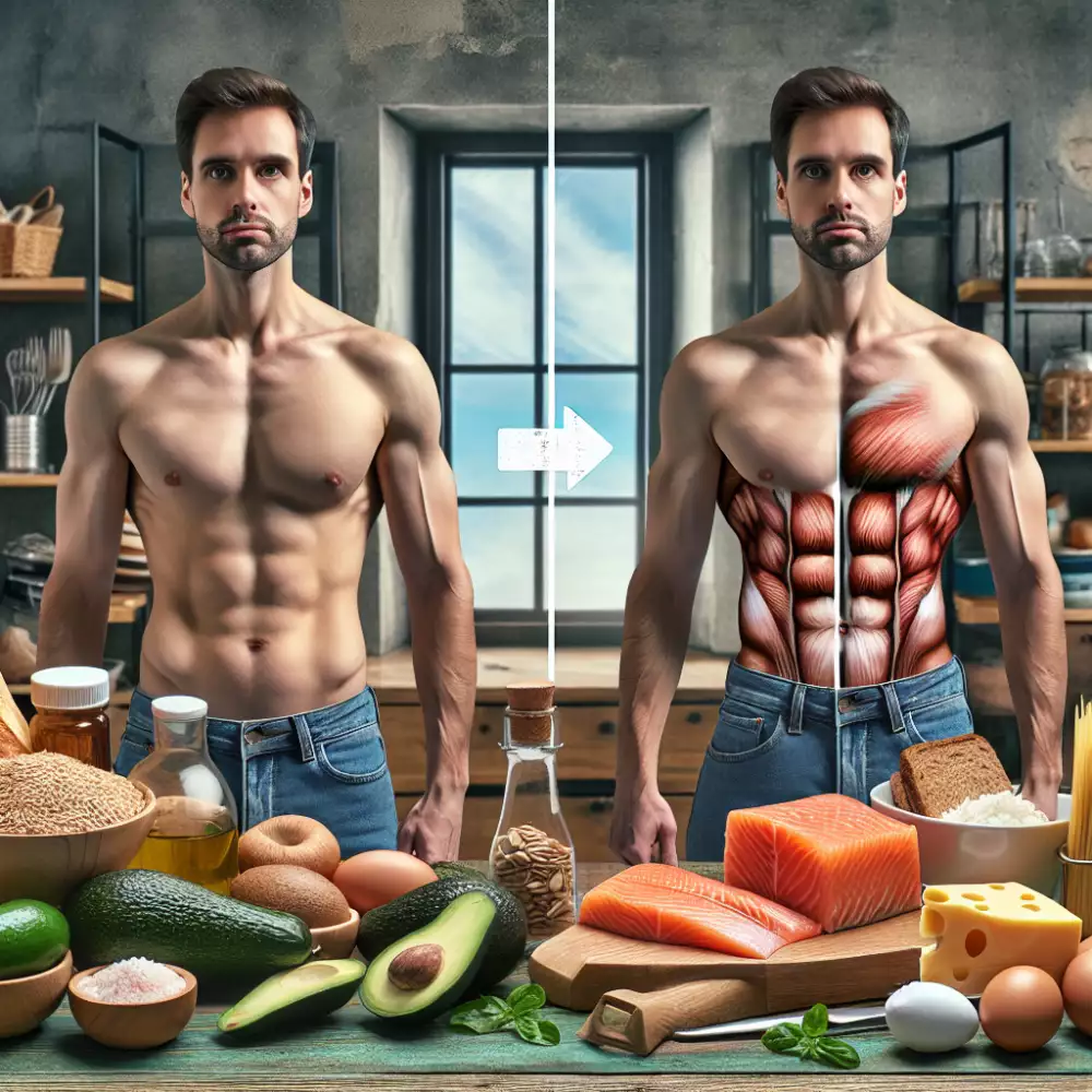 keto dieta před a po