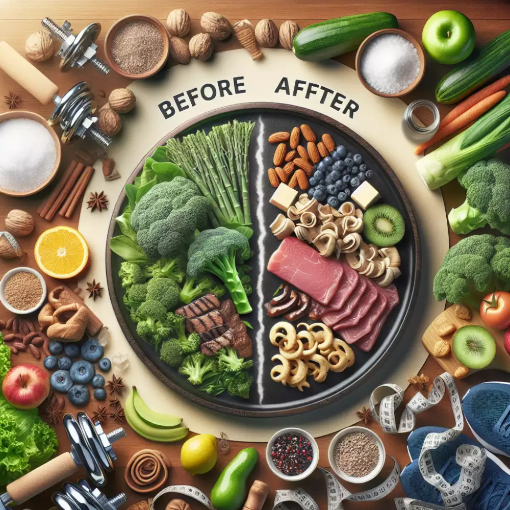 keto dieta před a po